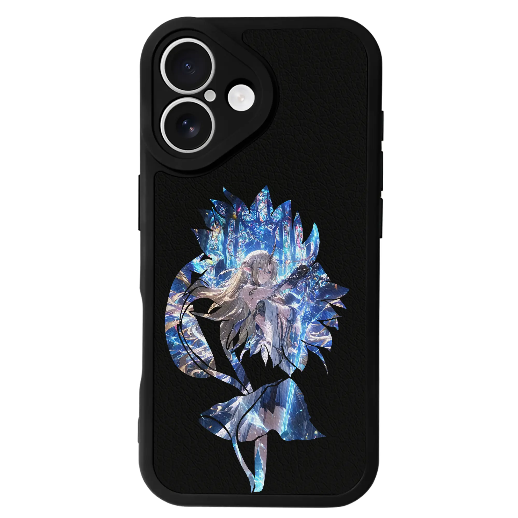 鳴潮 グッズ カルテジア - IPhone 16シリーズ対応 ・ シリコンスマホケース ・ レザー調 ・ 高精度フィット ・ 耐衝撃 ・ ワイヤレス充電対応 ・ 精密カット